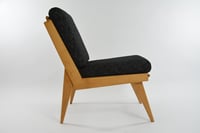 Image 2 of Fauteuil L noir chiné
