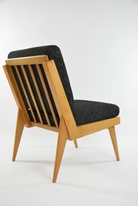 Image 3 of Fauteuil L noir chiné
