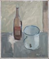 Late 20th Century Swedish School   ‘Abstract with empty bottle’