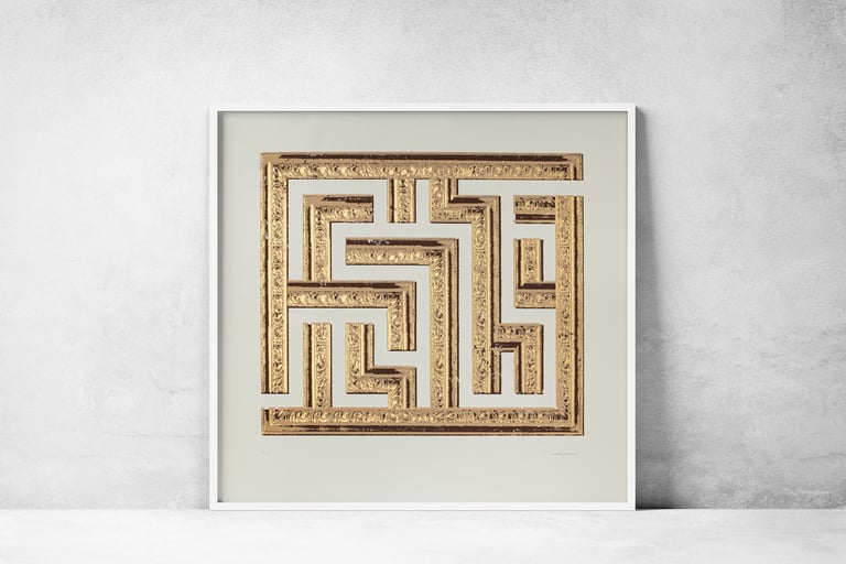 "The Only Way Out Is In" Limited Edition Serigraph Print