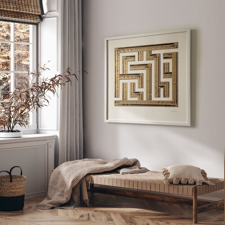 "The Only Way Out Is In" Limited Edition Serigraph Print Image 2