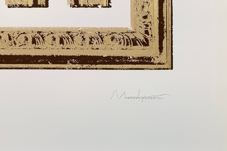 "The Only Way Out Is In" Limited Edition Serigraph Print Image 3
