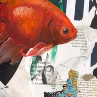 Image 3 of Golden Fish signed art print