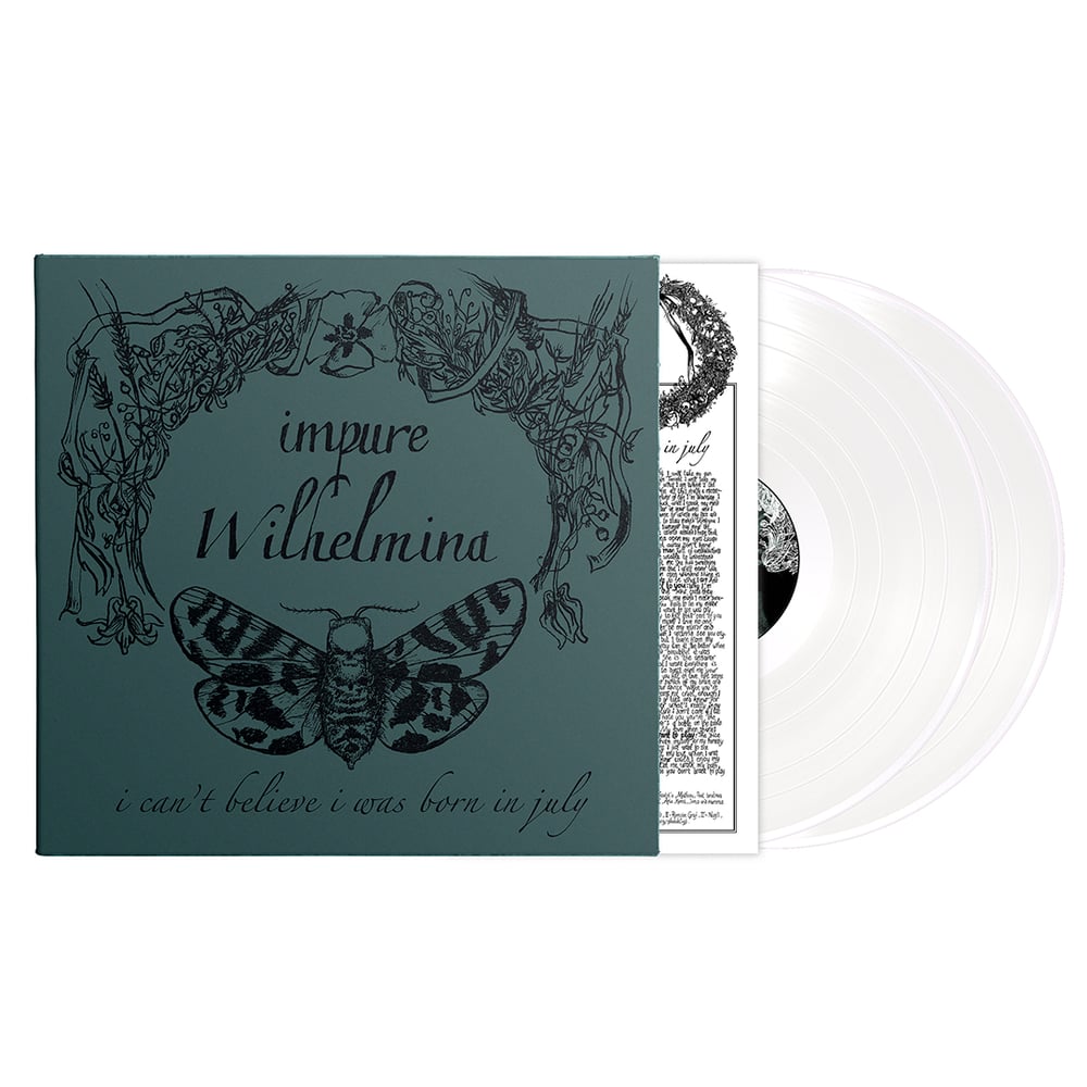 Image of I can't believe I was born in July 2xLP White Vinyl