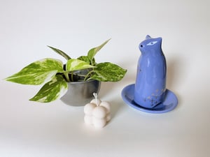 Ceramic Cat Cone Incense Burner