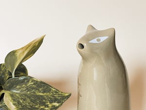 Ceramic Cat Cone Incense Burner