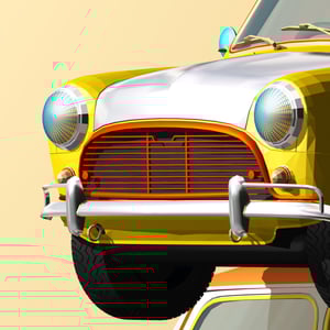 Image of Classic Mini Art Print
