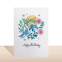Image 1 of Songbirds Happy Birthday Card