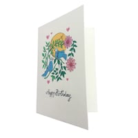 Image 3 of Songbirds Happy Birthday Card
