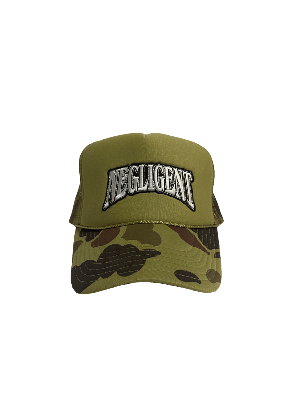 camo patch trucker