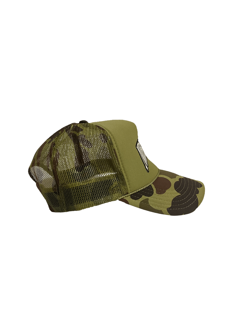 camo patch trucker