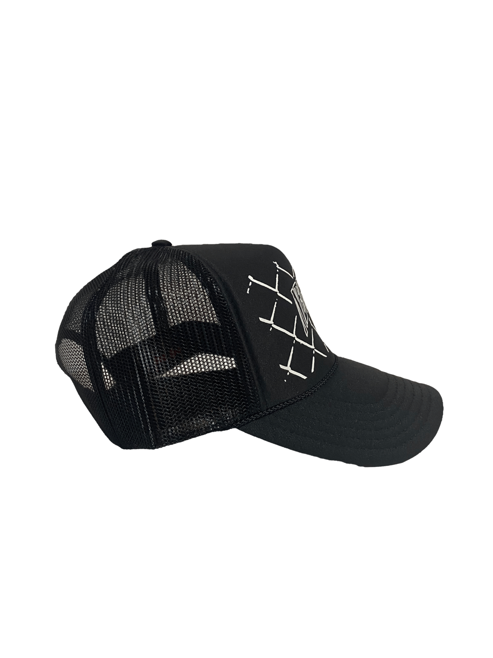 chainlink black trucker