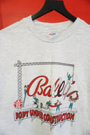 Image 2 of (XL) Vtg Bally's "Body Under Construction" Single Stitch T-Shirt
