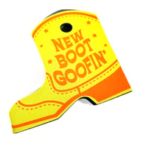Image 4 of New Boot Goofin' Boot-Shaped Foam Can Koozie