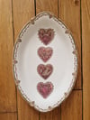 Le Grand Plat Ovale ✯ Collection de Coeurs