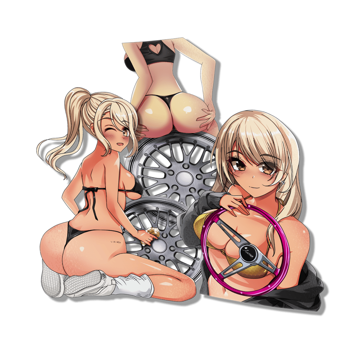 Image of HS X Faith Marone Sticker 3 Pack
