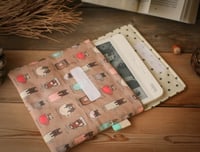 Image 1 of  Pochette pour LISEUSE KOBO LIBRA "Cafés et chats"