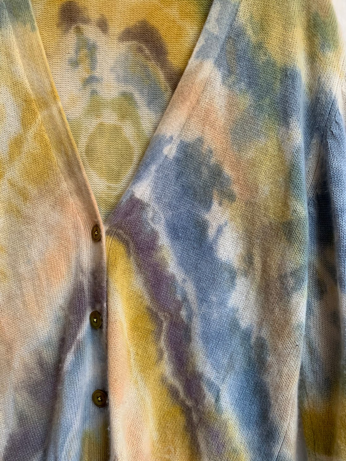 Image of Cashmere Cardigan in Natural Dye