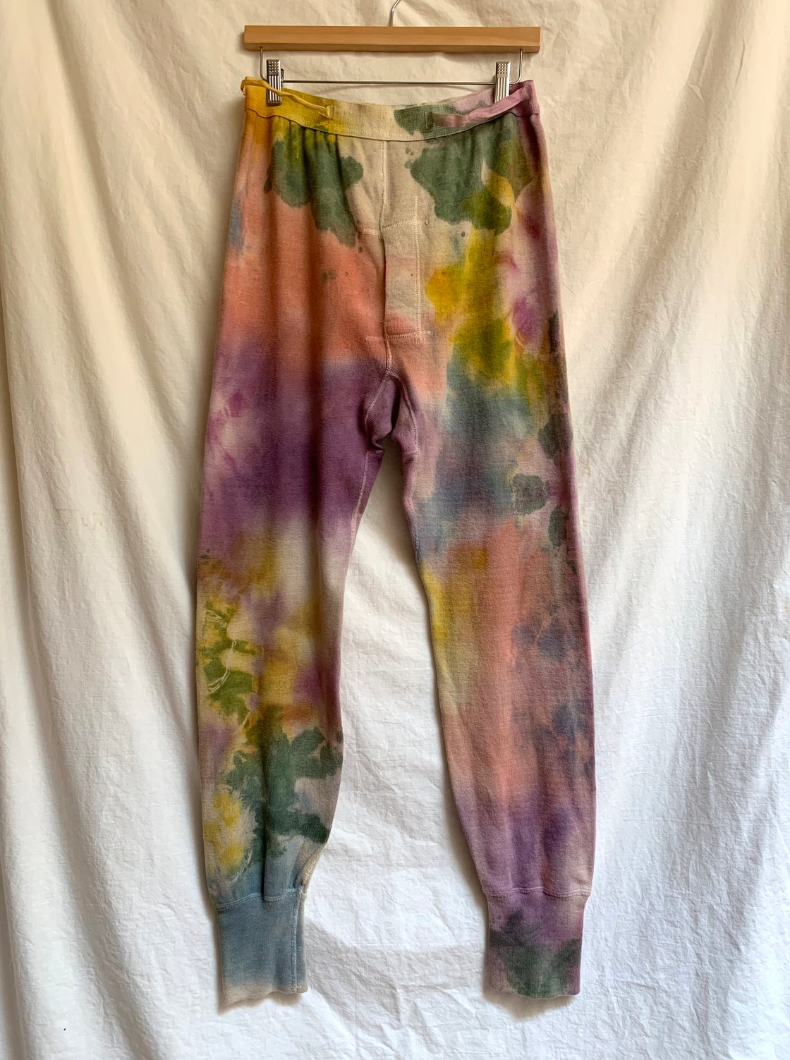 Image of Wool Long Johns in Natural Dye