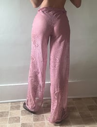 Image 3 of ♲ Blueberry Lacy Lounge Pant - Custom Sizing Available 