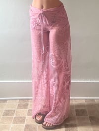 Image 1 of ♲ Blueberry Lacy Lounge Pant - Custom Sizing Available 