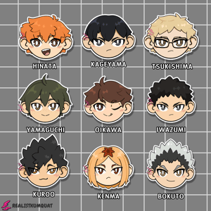 Image of Haikyuu Chibi Stickers