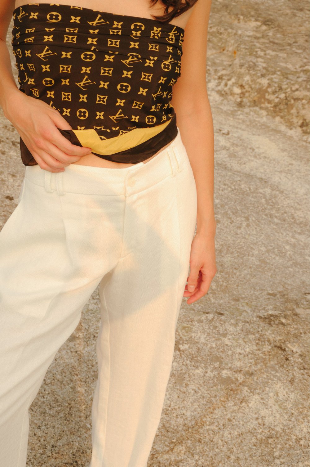 Grove Pants in white