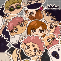 Image 1 of Jujutsu Kaisen Chibi Stickers