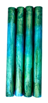 Image 3 of Fiji custom bespoke pen blanks, high pressure cured with Alumilite Resin. Bespoke ready!