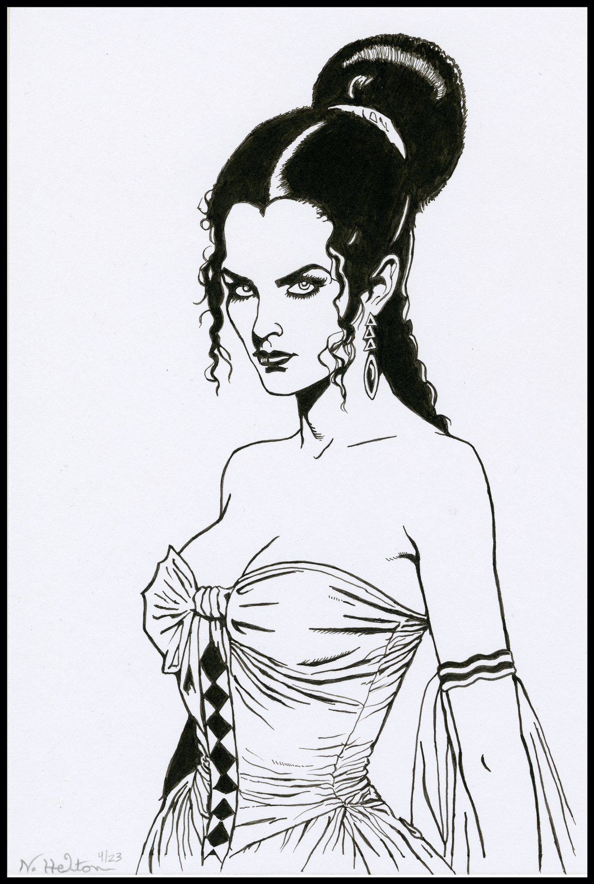 Image of Devious Intent - ink drawing