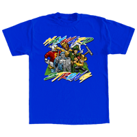 Hayward Strong "Mascot Gang"on Royal Blue T Shirt