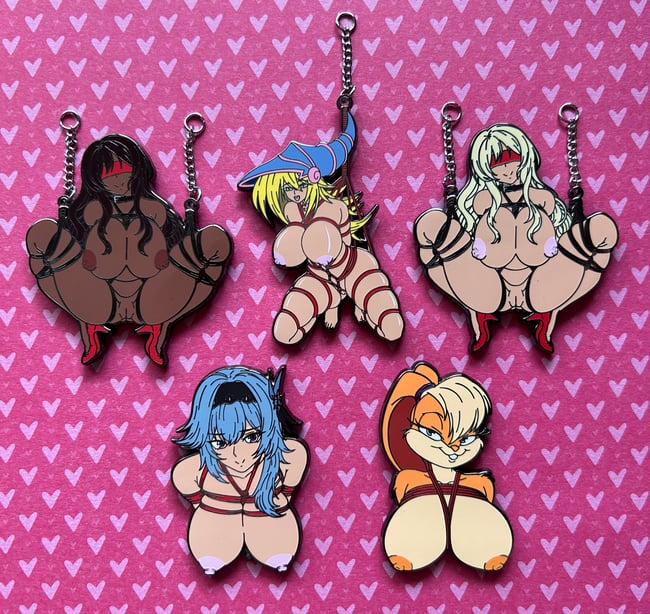 Sexy Bondage Pin Set B grade - NO SHIPPING COSTS!