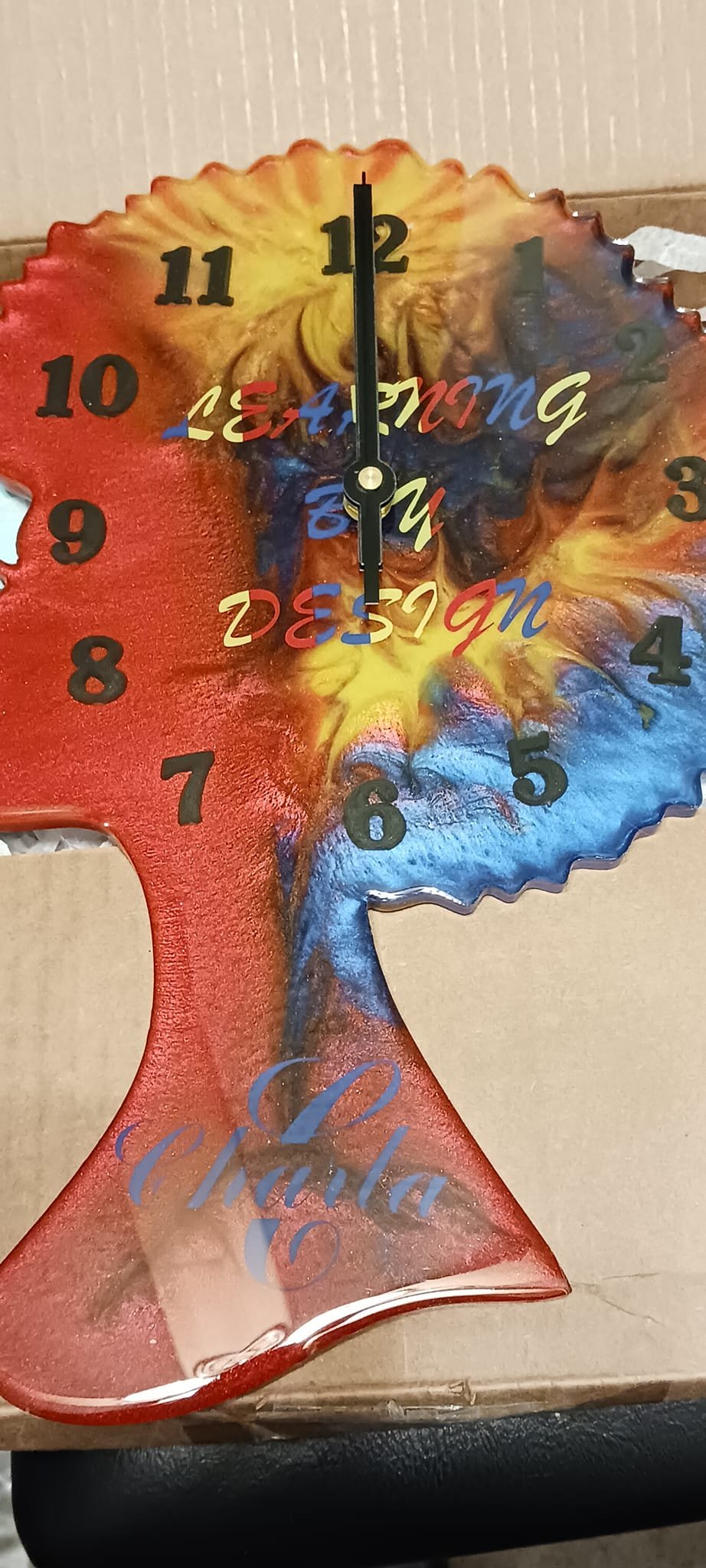 Image of Customize Resin Clocks 2 Colors