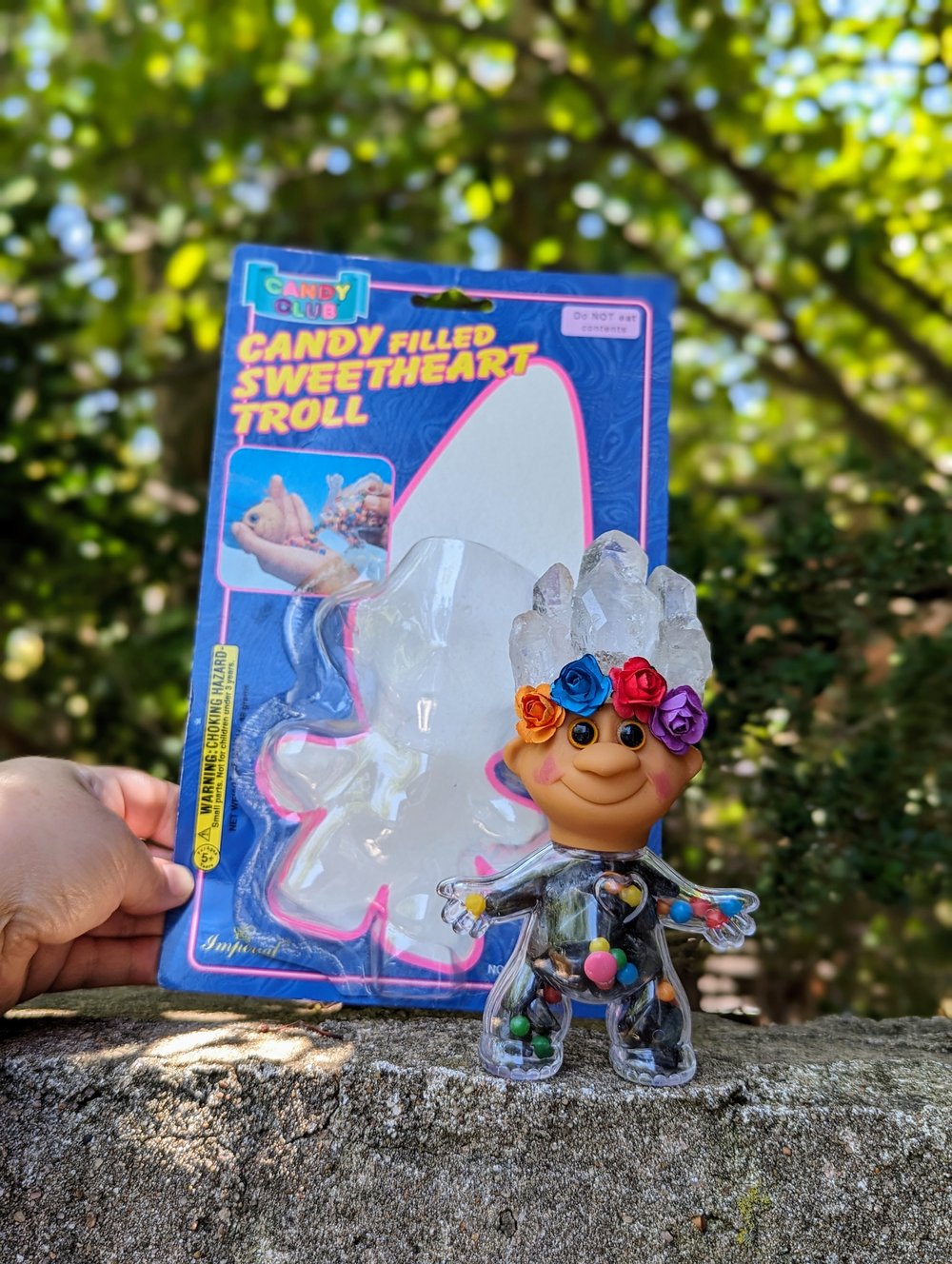 RARE Candy Club Crystal Troll 7"