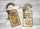 Image 2 of Wood Engraved Santa's Magic Key Holders