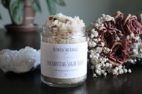 Image 2 of 4 oz small Enchanting Sugar Scrub | Rose Blend | Handmade | Small batch