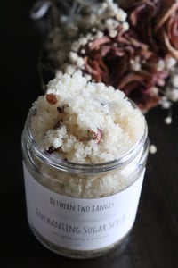 Image 3 of 4 oz small Enchanting Sugar Scrub | Rose Blend | Handmade | Small batch