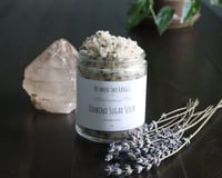 Image 3 of 4 oz small Unwind Sugar Scrub | Lavender Blend | Handmade | Small batch