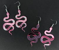 Mirrored Pink Snakes