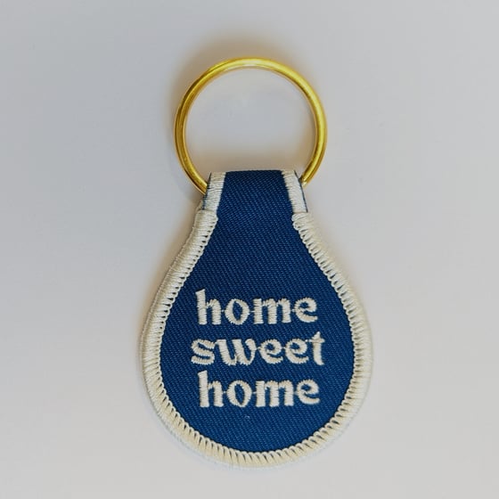Image of Home Sweet Home Fabric Keytag