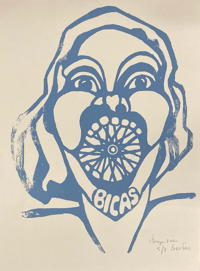 Image 1 of Wheels in Mouth BICAS Poster