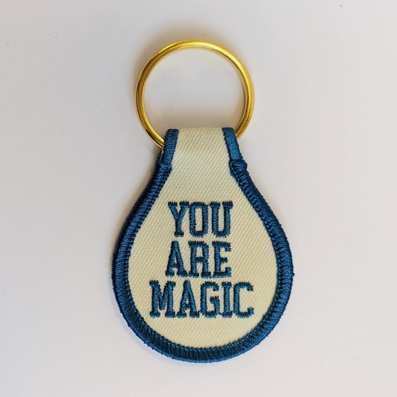 Image of You Are Magic Fabric Keytag