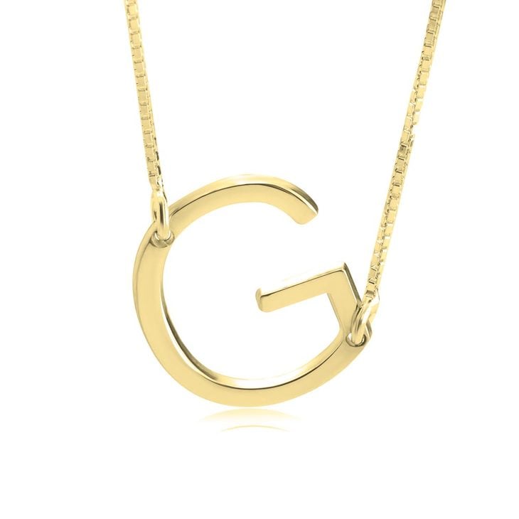 Image of Gold Letter Necklace