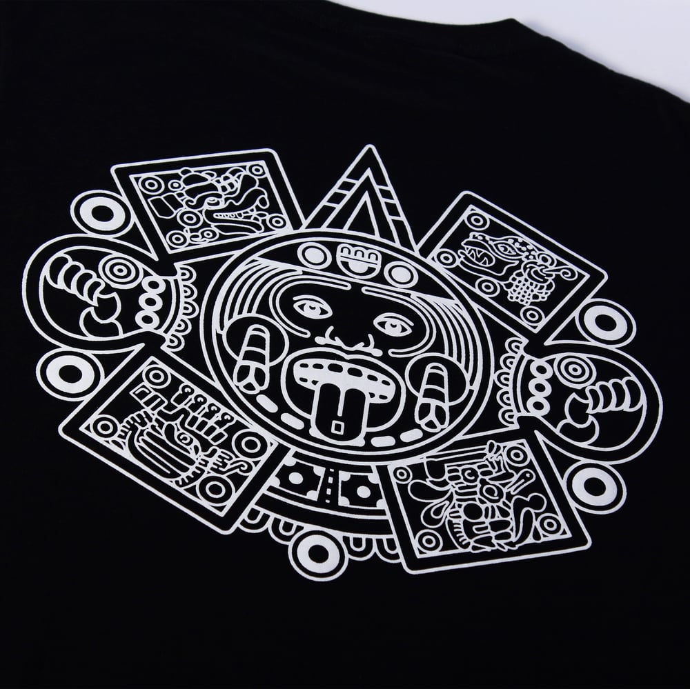 Azteca Camiseta Negra