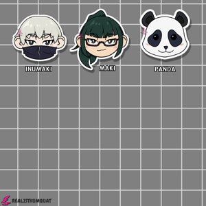 Image of Jujutsu Kaisen Chibi Stickers