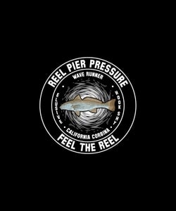 Image of Reel Pier Pressure- Corbina - Long Sleeve- Black