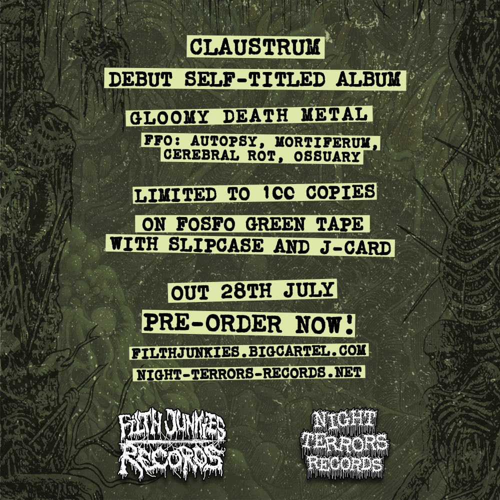 PRE- ORDER!! CLAUSTRUM - s/t