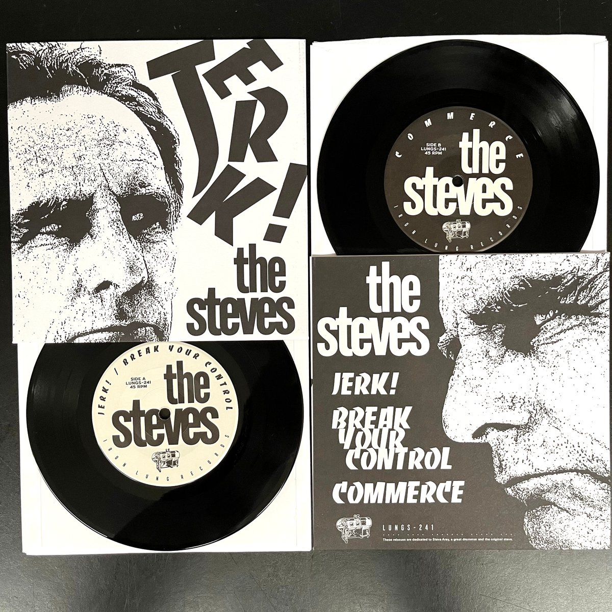 Image of THE STEVES - Jerk! 7"