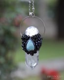 Image 1 of Quartz Point with Larimar Necklace