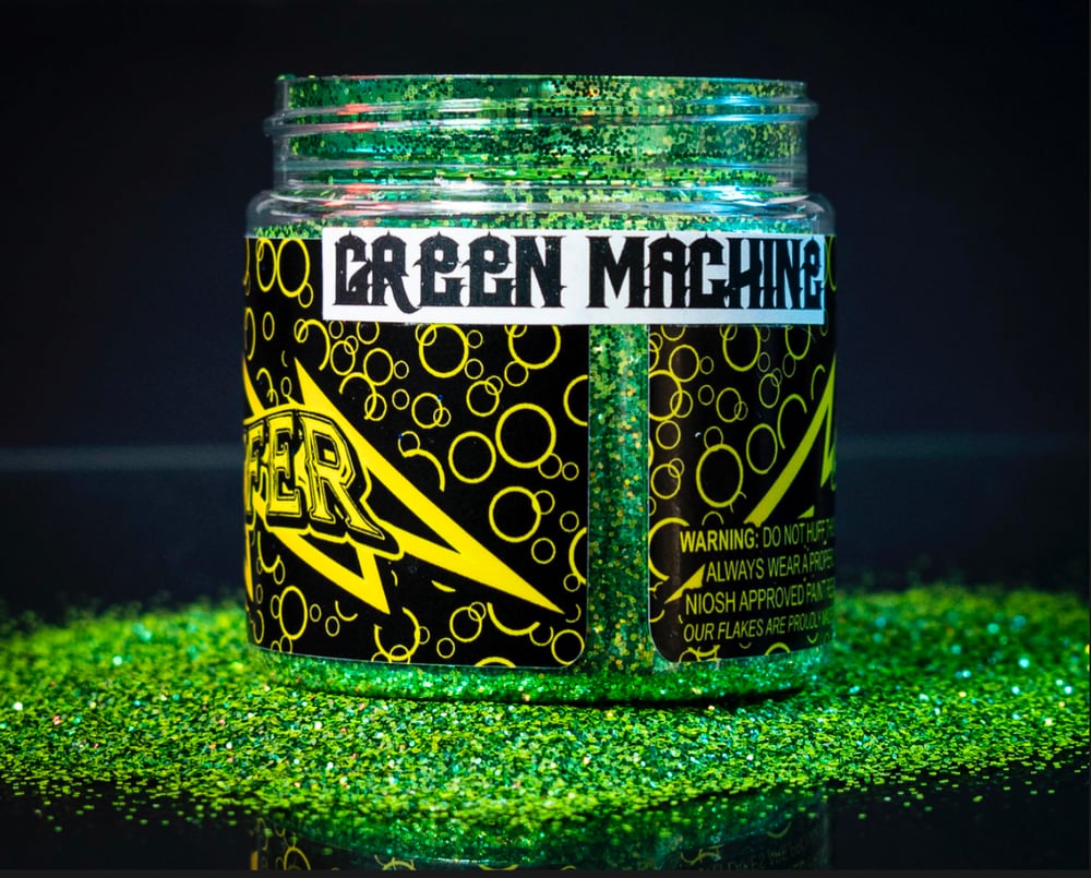 GREEN MACHINE METAL FLAKE